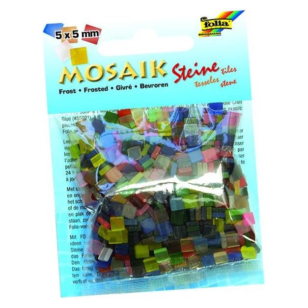 Folia Mosaiksteine FROST, 45g, 5x5mm (38651515)