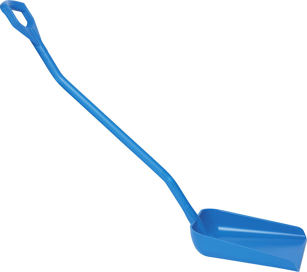 Schaufel, ergonomisch und lebensmittelecht, Gesamtlänge 1310 mm, blau Vikan