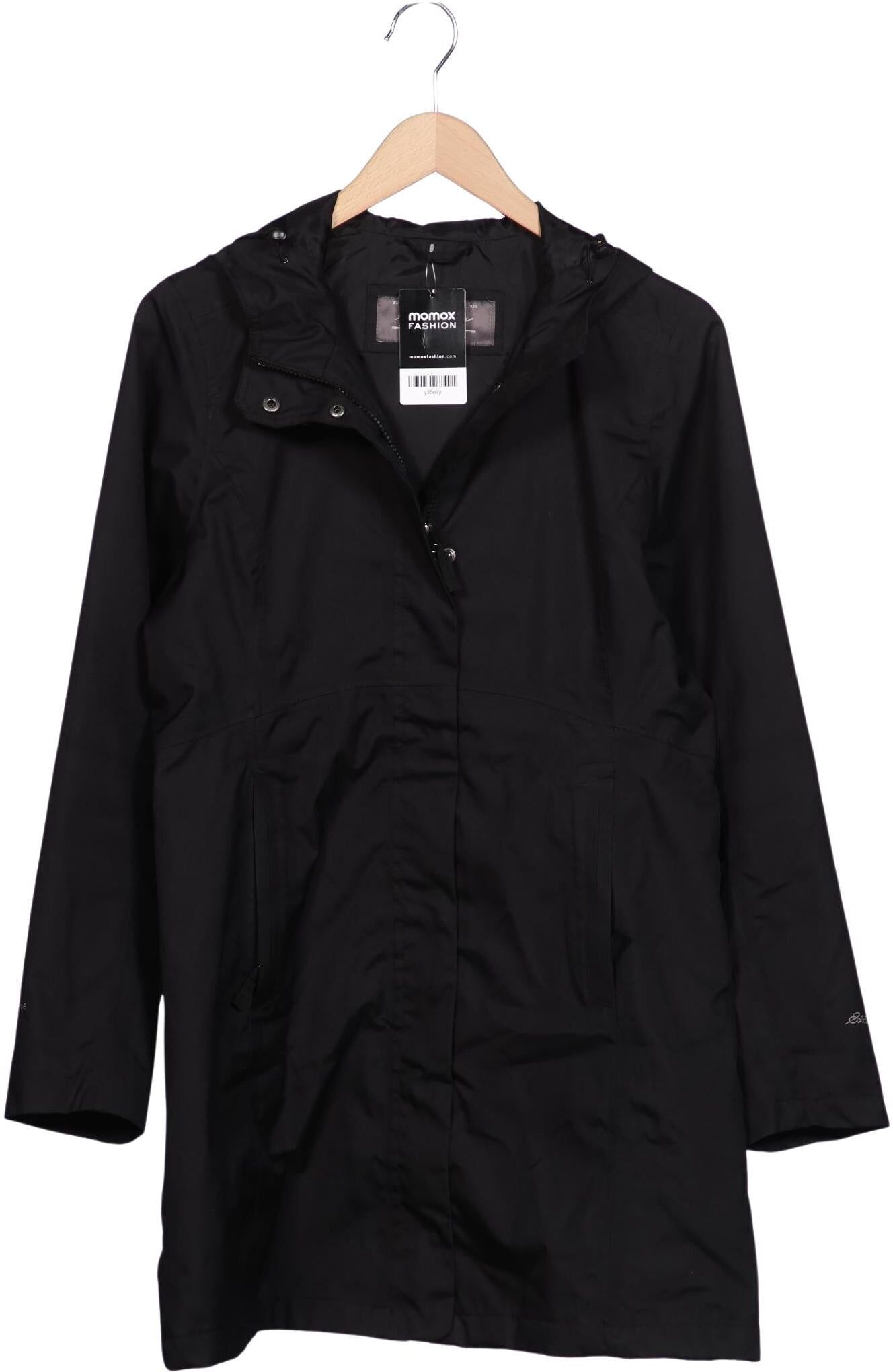 Eddie Bauer Damen Mantel, Schwarz, Gr. M, Synthetik - Second Hand