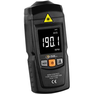 PCE Drehzahlmesser T 220, digital, Optisch, mit Laser