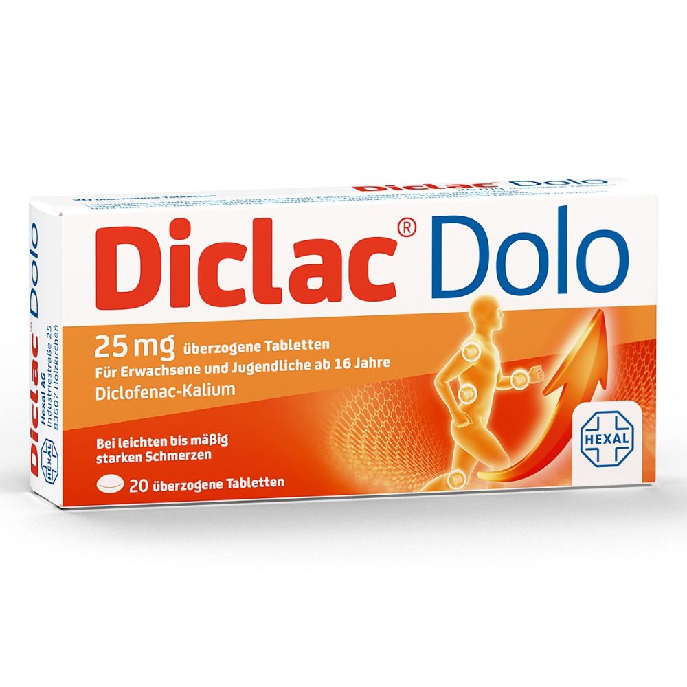 Hexal AG Diclac® Dolo 25 mg überzogene Tabletten 01235521