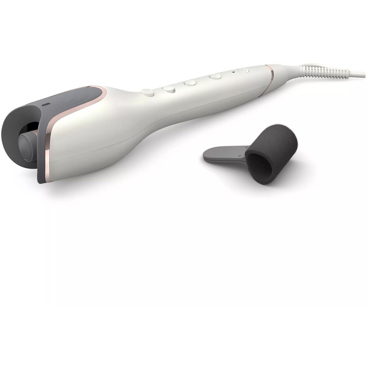 Philips BHB878-00 Automatic Curling Iron MoistureProtect Ceramic and Keratin Ionic 27 Options White