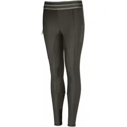 PIKEUR IDA ATHL. GR Kinder Reithose / Vollbesatz GRIP blackolive Basic, Größe: 170
