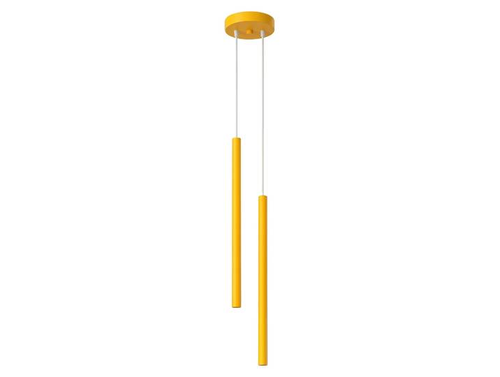 Suspension PASTELO 2 jaune 2xG9 8W acier 118x15x15cm Sollux Lighting