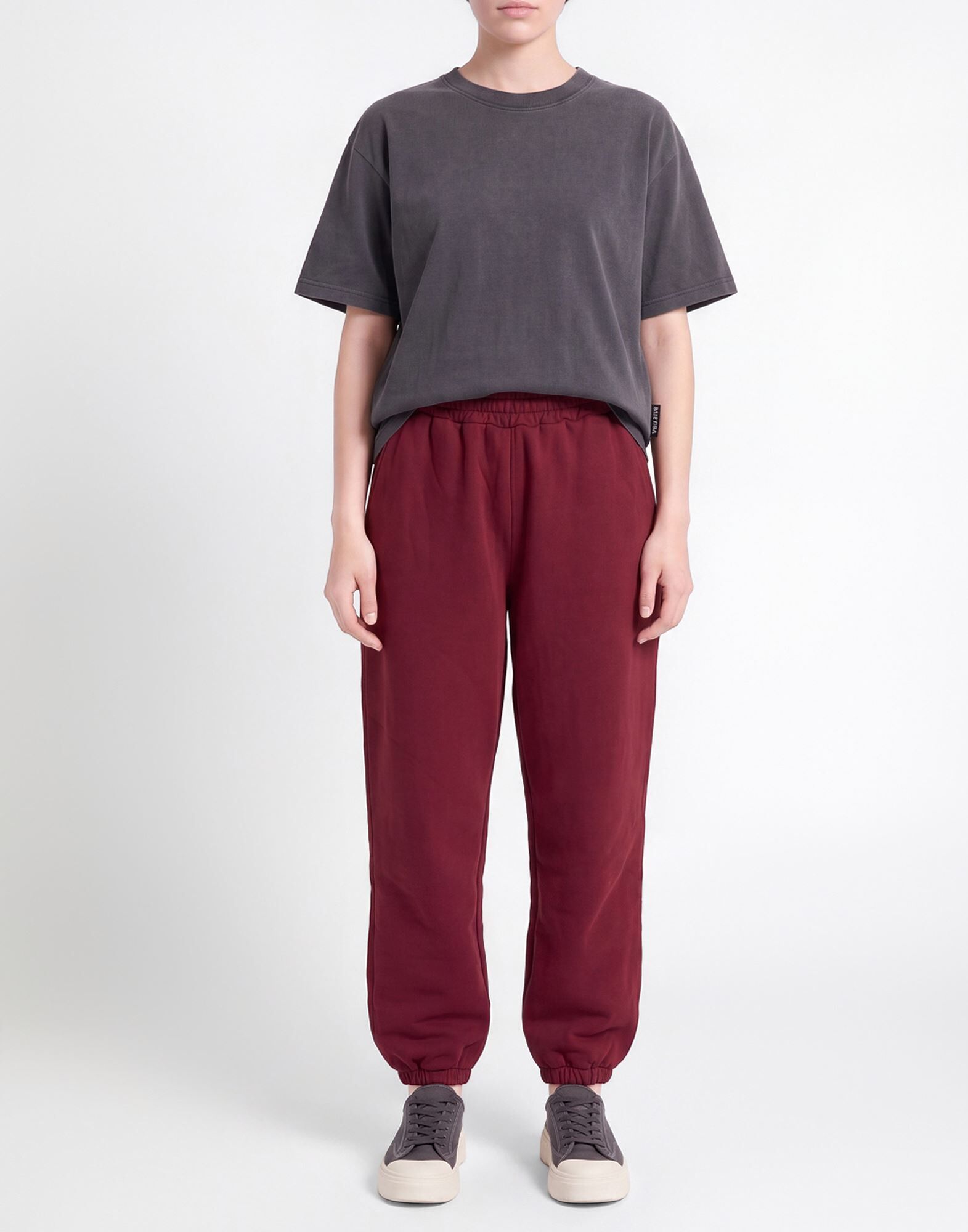 Cultura Pantalones Mujer Burdeos L,M,XL Mujer
