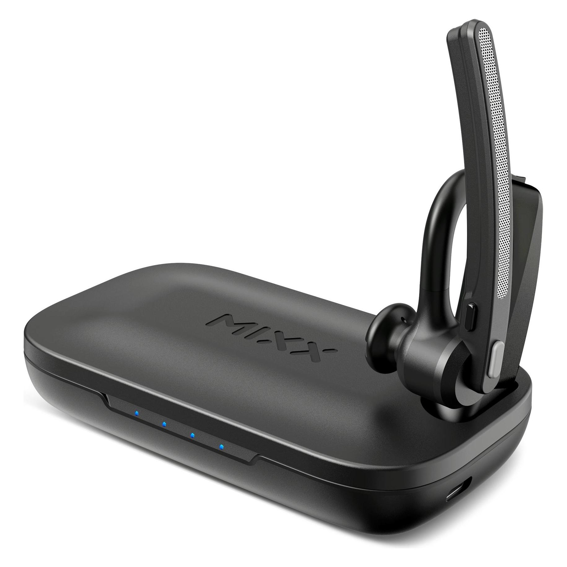Mixx B10c Mono Business Headset mit Akku-Ladecase (Docking, Kabellos, USB-A, Microsoft Teams) (HB10C-MO-BK-608)