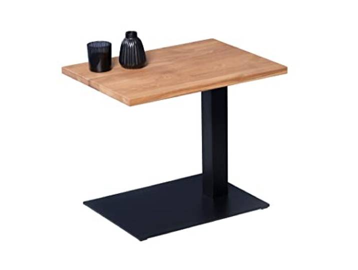 M2 Kollektion Beistelltisch Bibi 2 in Wildeiche massiv, B/H/T = 55x50x40cm