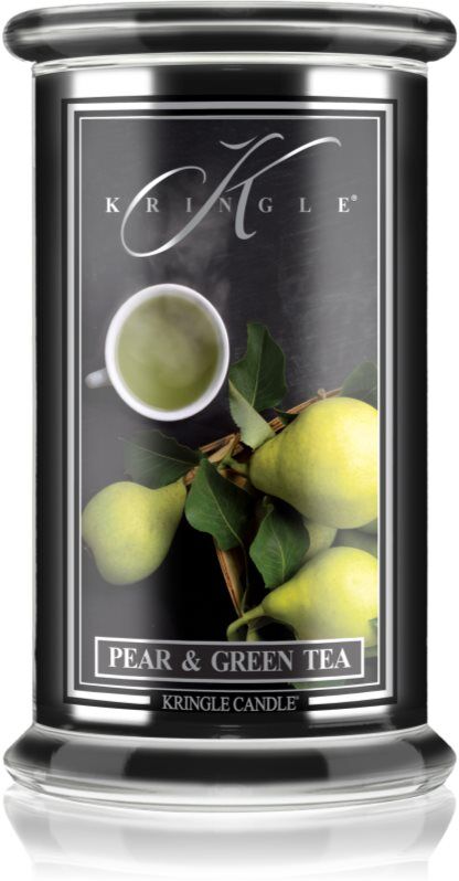 Kringle Candle Reserve Pear & Green Tea bougie parfumée 623 g