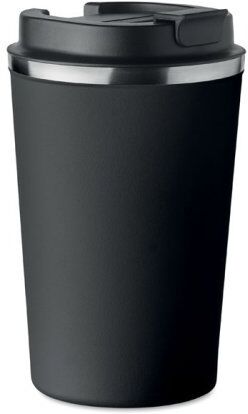 BRACE Bicchiere inox doppio strato 350ml con laccetto antigoccia Personalizzate o neutre