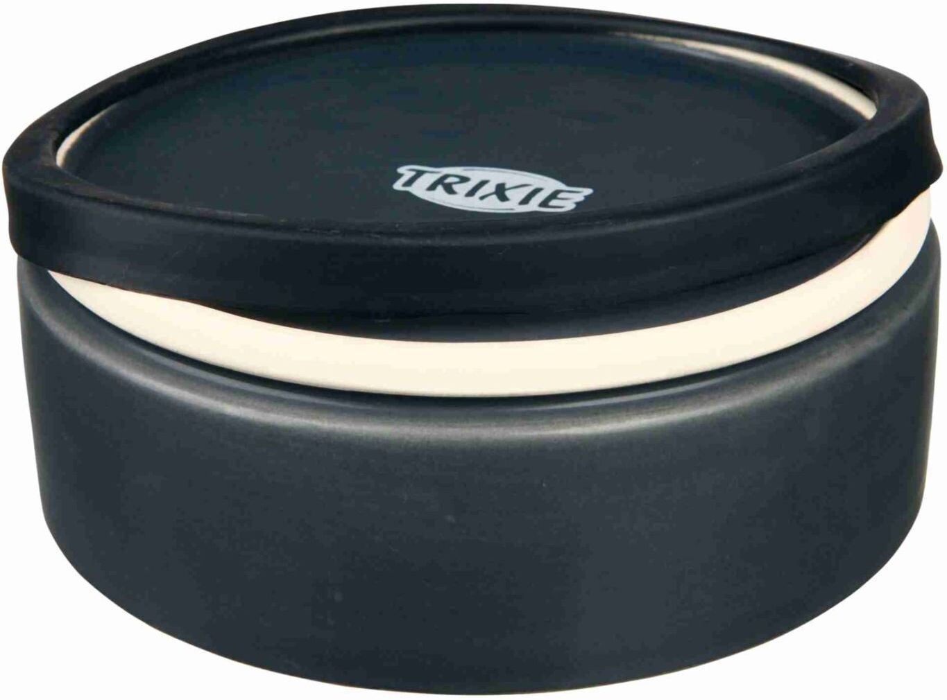 TRIXIE Napf Jimmy, Keramik / Gummirand, 0,75 l / Ø 16 cm