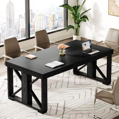 YUZHOU "5.9 ft Conference Table for 6-8 People - 31.5""D x 70.87""W x 29.53""H"