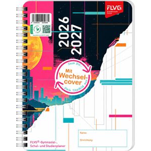 FLVG Schülerkalender Gymnasialplaner, Schuljahr 2026/2027, A5, mit Softcover und Ringbindung, 1 Woche = 2 Seiten