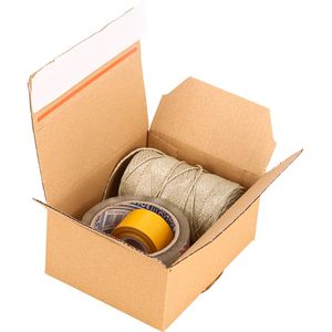 Smartboxpro Faltkartons 1-wellig, 10 Stück, mit Automatikboden, Innenmaße 160 x 130 x 70mm
