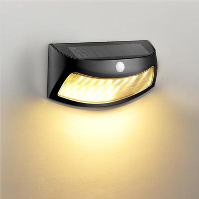 Snug & Styled Human Body Induction Solar Motion Sensor Garden Wall Light Outdoor Waterproof Warm LED warm Light