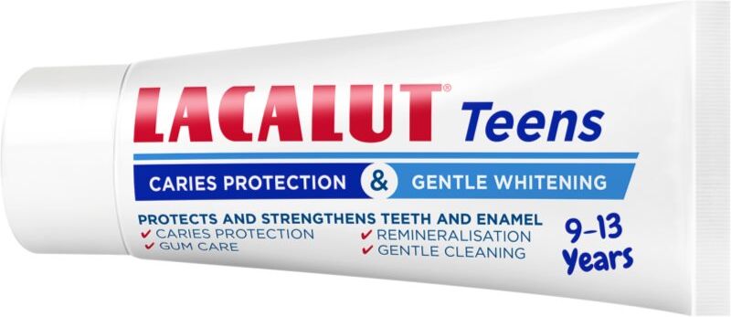 Lacalut Teens Caries Protection & Gentle Whitening dentifrice pour enfant 9-13 years 55 ml