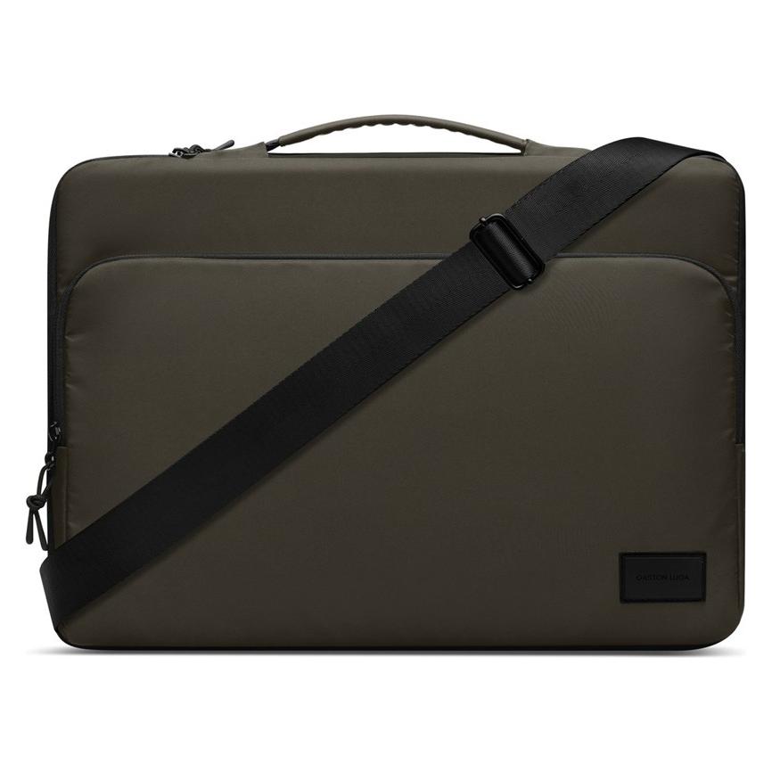 Gaston Luga Dash Cushioned Briefcase 16" - Olive (16", Apple, Microsoft) (DSCBC16OL)