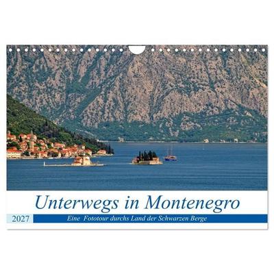 Unterwegs in Montenegro (Wandkalender 2027 DIN A4 quer), CALVENDO Monatskalender