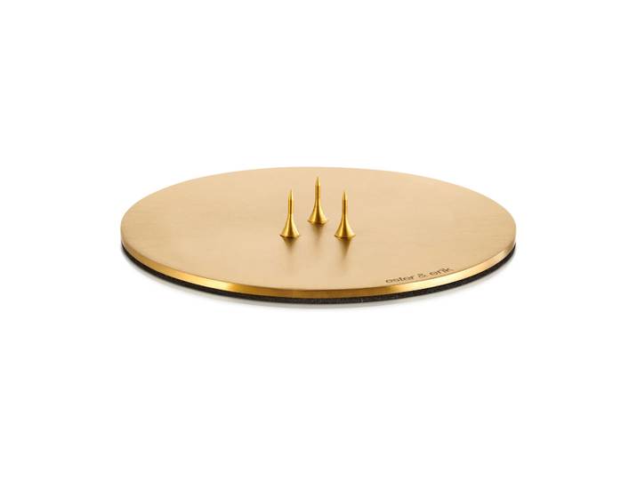 ester & erik Support pour bougies ester & erik Ø9 cm mat Or