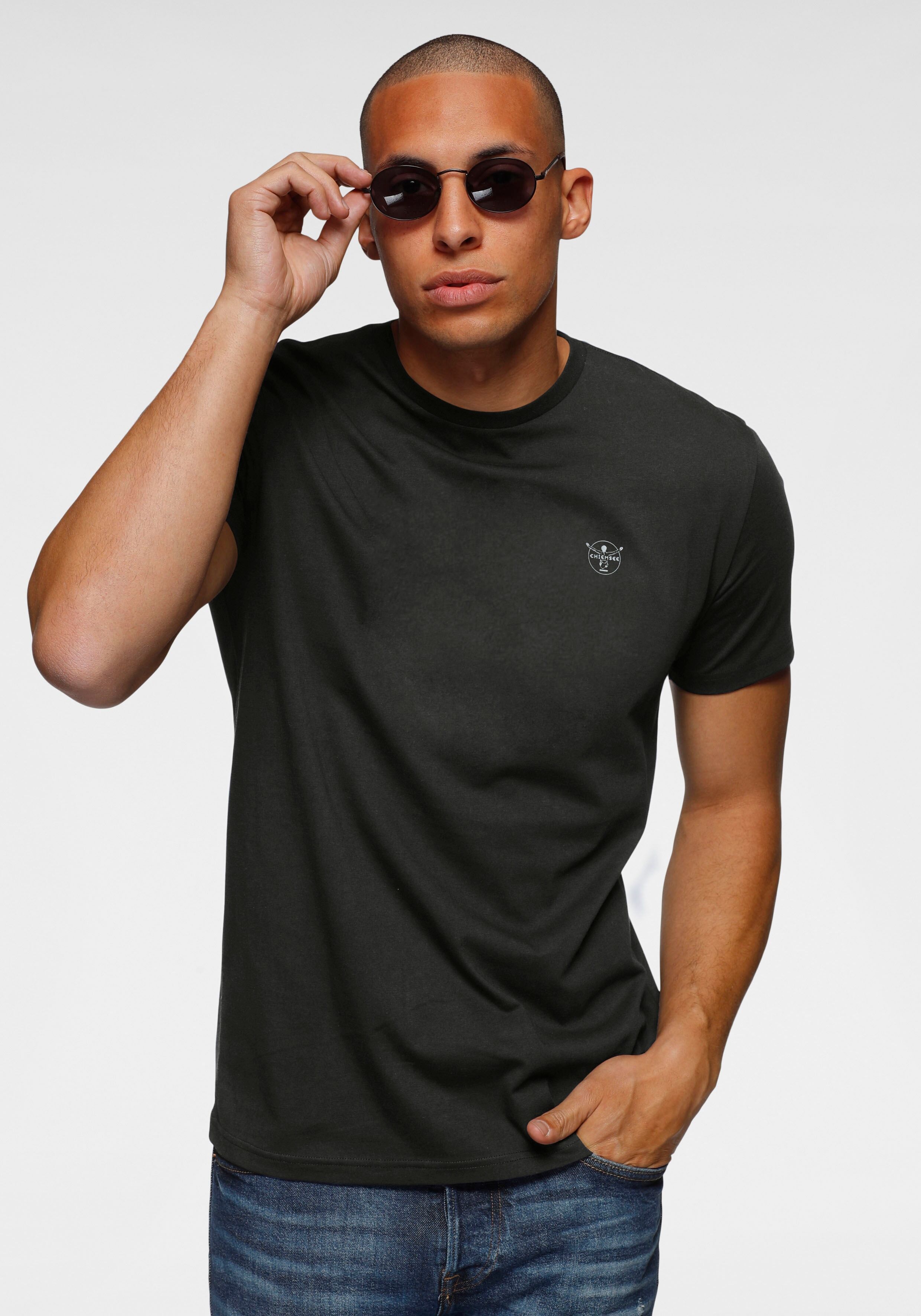 T-Shirt CHIEMSEE, Herren, Gr. L, jadeite, Obermaterial: 100% Baumwolle, Shirts T-Shirt, für Erwachsene geeignet, sportlicher Stil, T-Shirt-Schnitt jadeite L