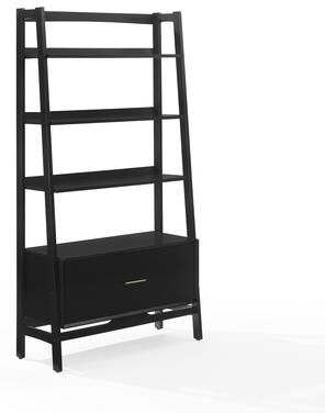 Crosley Furniture Crosley Landon Large Etagere Bookcase - Matte Black