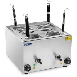 Helloshop26 - Nudelkocher 2 x 1500 Watt 4 Edelstahlkörbe 14_0001266