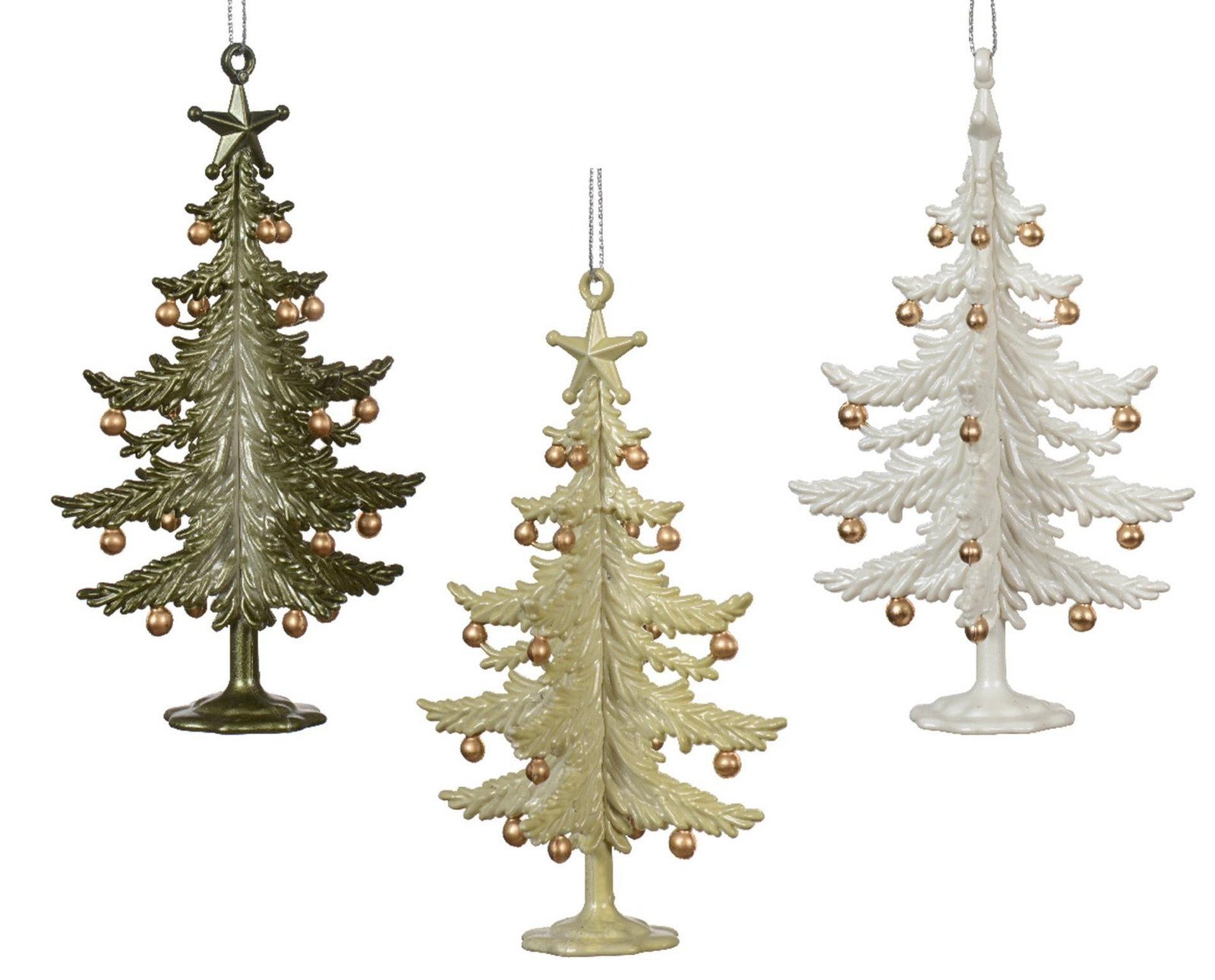 Decoris Kerstornament Kerstboomhanger Kunststof 13 cm