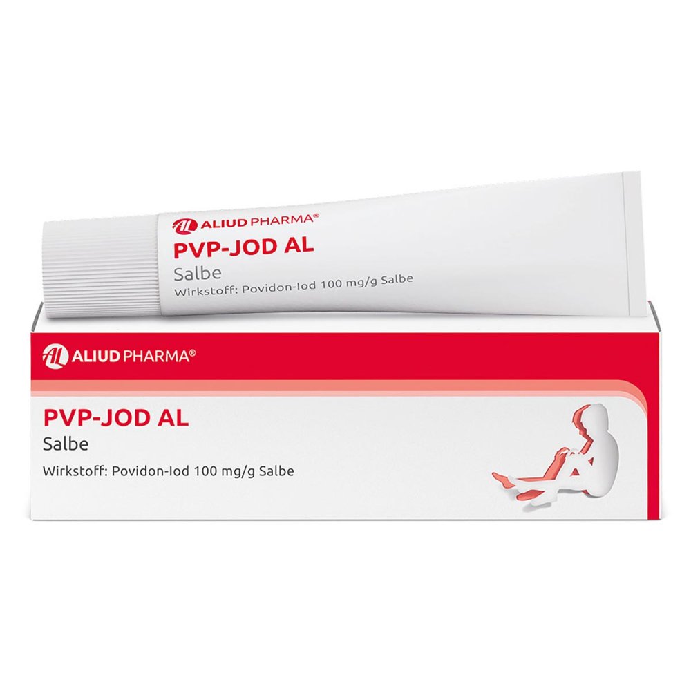 ALIUD Pharma GmbH PVP-Jod AL Salbe bei Wunddesinfektion (Antiseptikum) 00562614