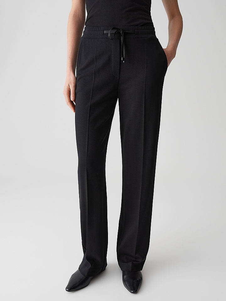 OPUS Marlenehose "Macie" in Schwarz - 40