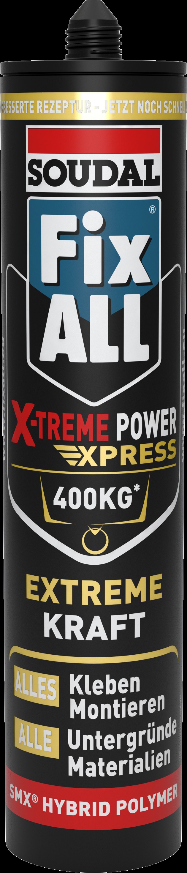 SOUDAL Kleb- und Dichtstoff Fix ALL X-treme Power Express, weiß, 290 ml 154830