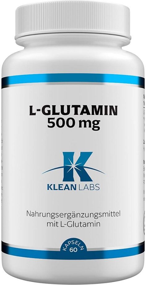 Klean Labs L-Glutamin 500 mg Kapseln 60stk