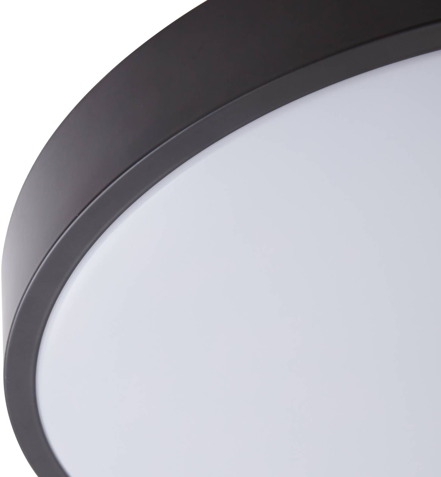 LED Deckenlampe Medon Lindby, schwarz, für Badezimmer, Metall, Modern, LED Deckenleuchte