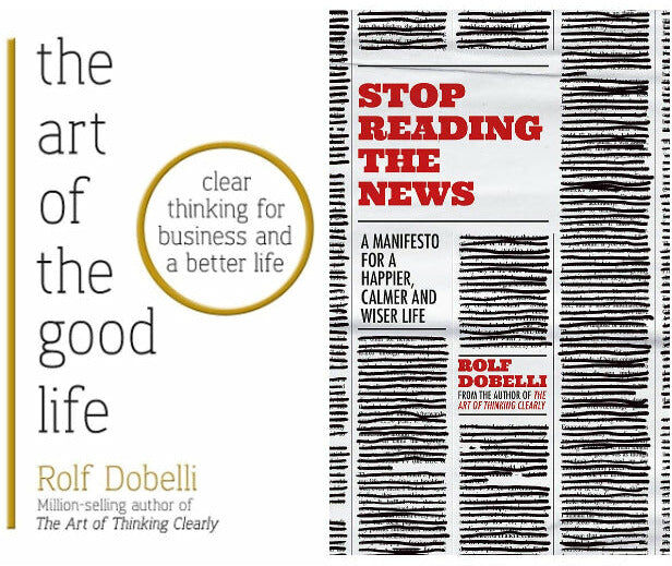Hodder & Stoughton The Art of the Good Life & Stop Reading the News 2 Book Set by Rolf Dobelli – Happiness & Mindset Collection