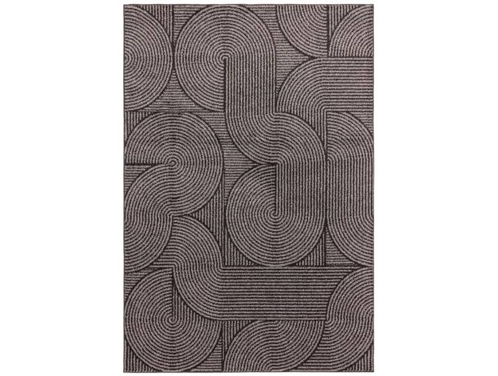 Tapis en polypropylène gris anthracite 120x170 cm