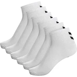 6er Pack hummel hmlCHEVRON halblange Socken 9425 - white/white 46-48