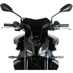 MRA, Motorrad Zubehör, Scheibe Sport NSPM schwarz
