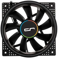 Cryorig Crona S PWM Lüfter, ARGB, 3er Pack (120 mm, 3x), PC Lüfter, Schwarz