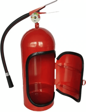 Inspired Finds Fire Extinguisher Wine Bar, Firefighter Gift, Wine Holder & Home Bar Decoration c