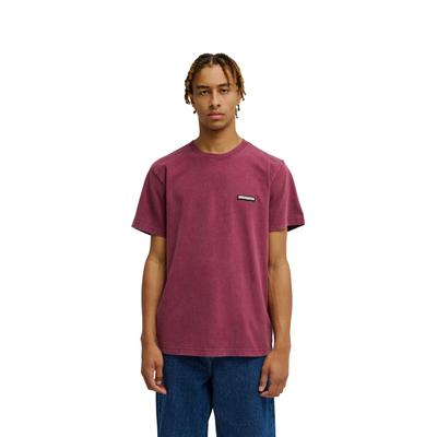 T-Shirt DC SHOES "Patch It Washed", Herren, Gr. M, lila (fig), Obermaterial: 100% Baumwolle., Shirts T-Shirt