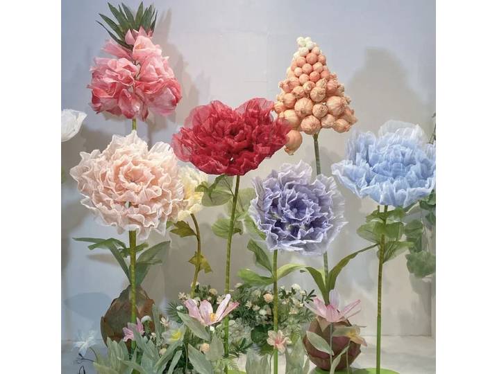 Ouverture et fermeture mécaniques électriques, Guide routier de mariage, fleur artificielle, décoration de fenêtre, ornement pour événements