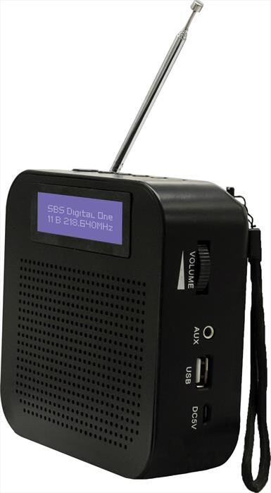 Xtreme Mini Radio Dab+ Db-3-nero