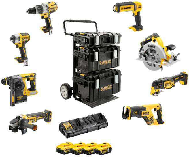 Kit d'outils sans fil DEWALT 8 outils 18 V / 5 Ah DCK853P4-QW (DCK853P4-QW)