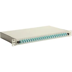 equip LWL-Spleisskasten 24-Port LC-Duplex OM3 1U komplett gr, Server Zubehör, Grau