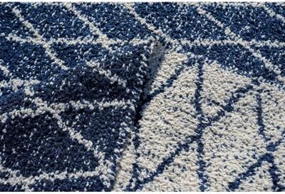 Exquisite Rugs Giorgio Indoor Outdoor Reversible Navy/Ivory Area Rug.