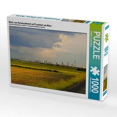 CALVENDO Puzzle Blick vom Reinhardtshof auf Frankfurt am Main | 1000 Teile Lege-Größe 64 × 48 cm Foto-Puzzle für glückliche Stunden