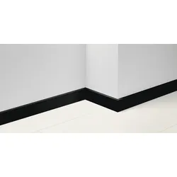 Parador SL 18 Sockelleiste Dekorfolie Uni schwarz D002 2200x70x16.5 mm