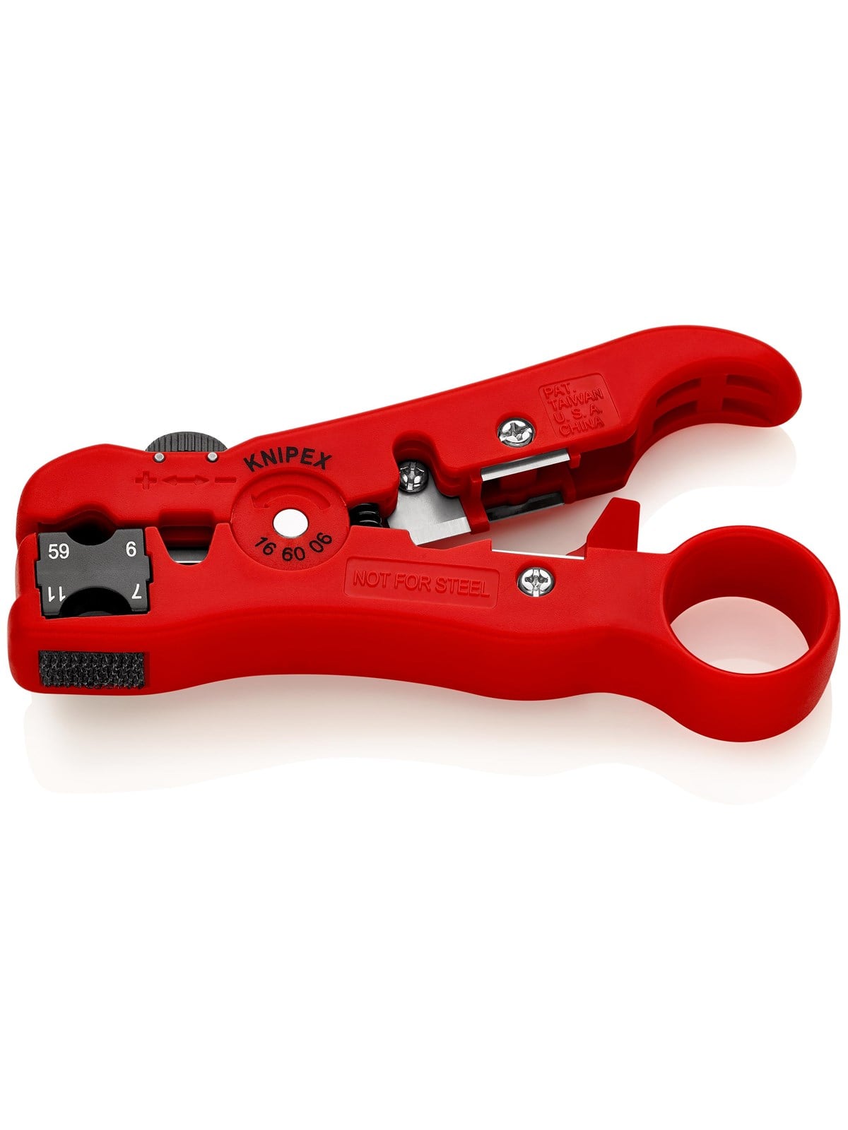 KNIPEX Abisolierwerkzeug für Koaxial- und Datenkabel