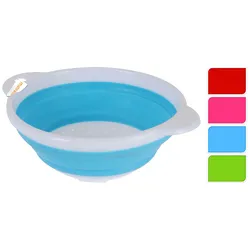 Seiher / Sieb aus Silikon - Ø 23 cm - Platzsparend, 4 Farben
