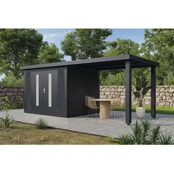 Wolff Finnhaus WPC Gartenhaus Olin - 28 mm 376 x 240 cm (Olin 3824)