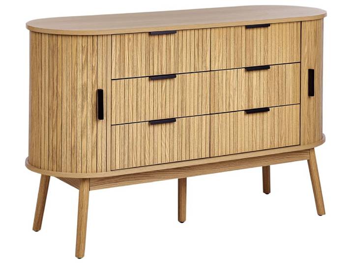 Commode à 6 tiroirs marron