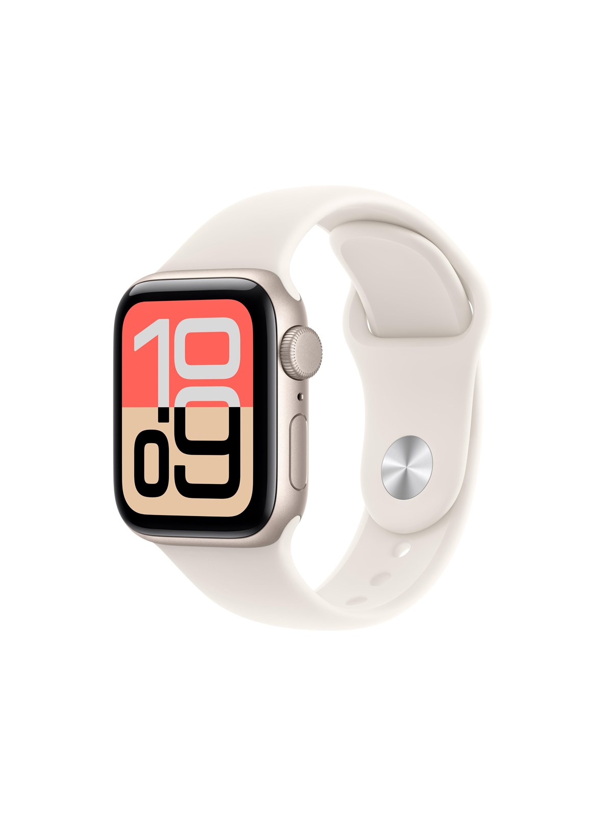 Apple Watch SE 3 GPS 40mm Starlight Aluminium Case with Starlight Sport Band - M/L